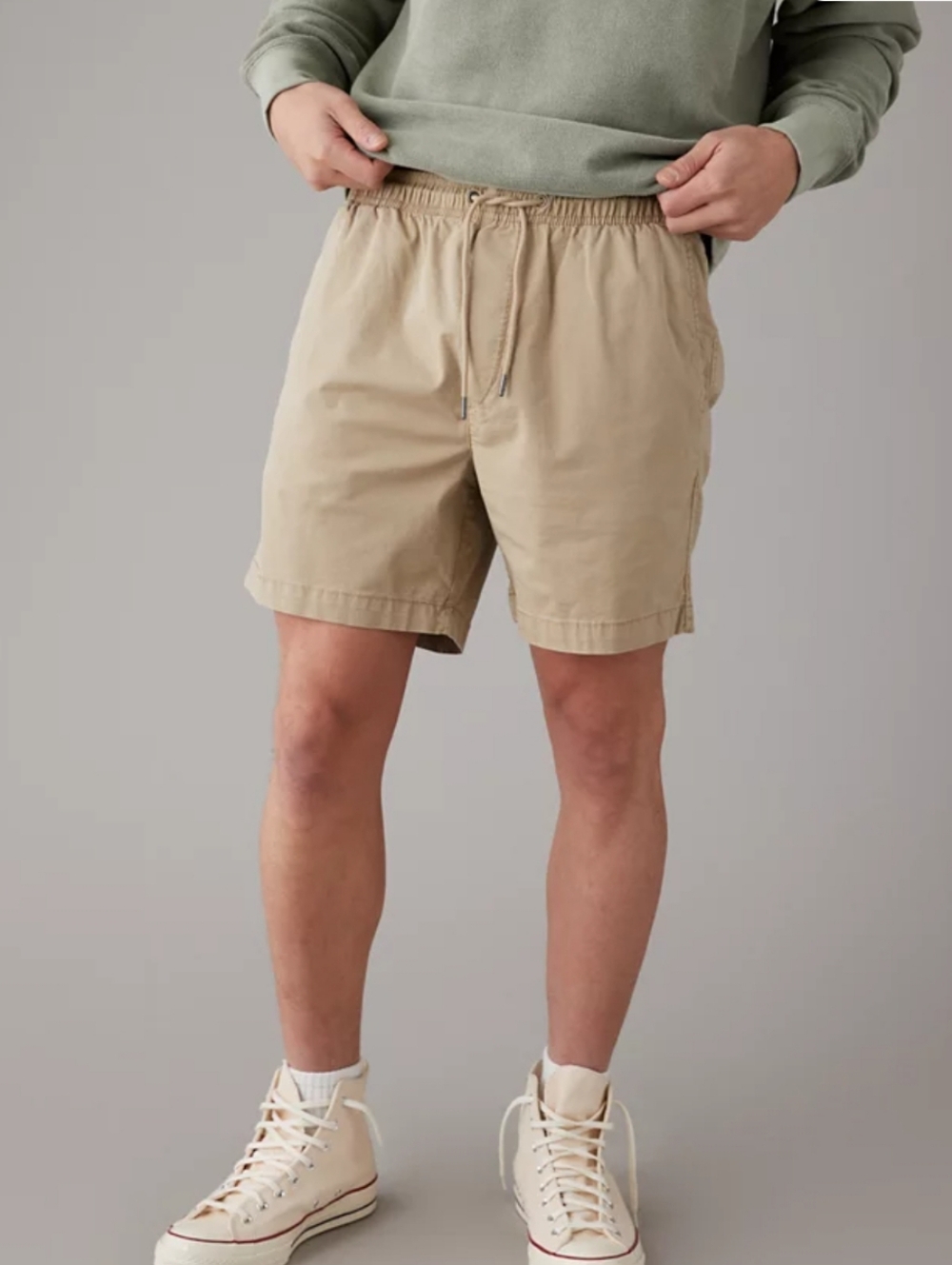 American Eagle Outfitters Men's Khaki Shorts